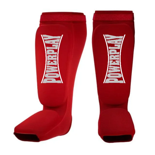 Захист гомілки і стопи PowerPlay 3054 Classic Shin червоні L