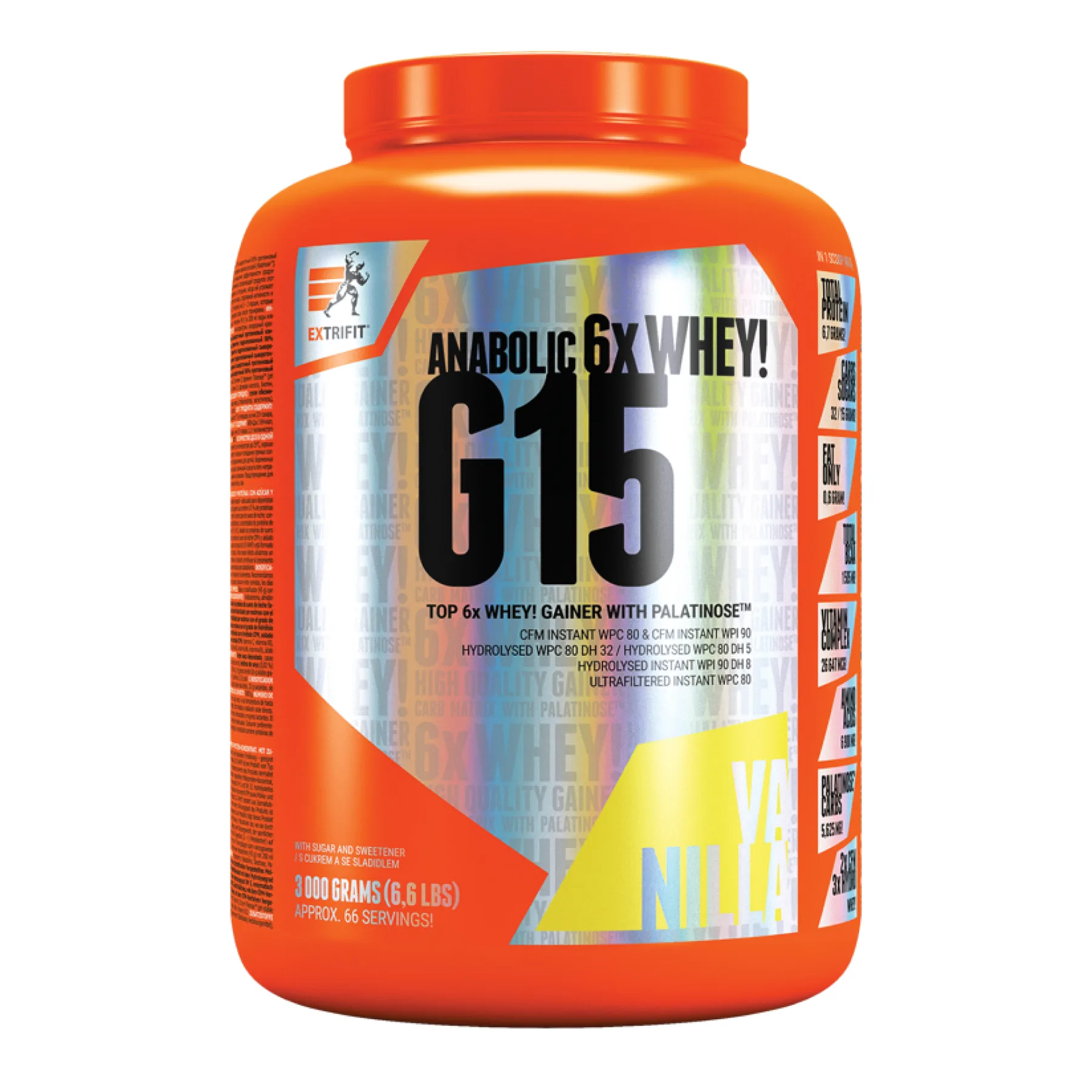 G15 Anabolic Gainer - 3 кг Ваніль