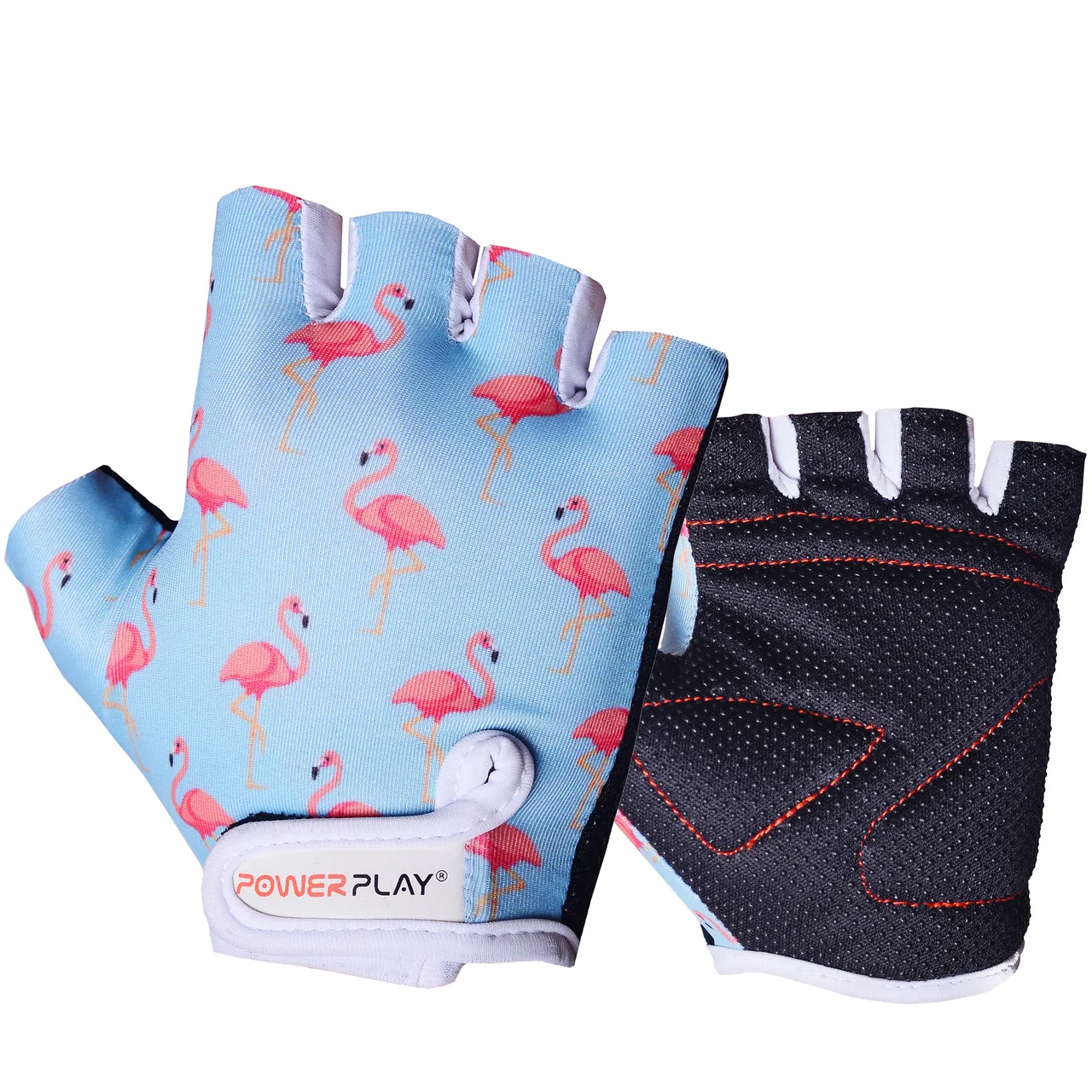 Cycling Gloves PowerPlay 001 Flamingo Blue 2 - XS