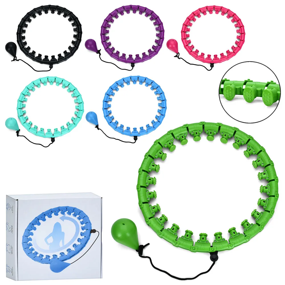 Обруч масажний інтелектуальний Хула Хуп Ntelligemt Hulahoop 4656 Фіолетовий