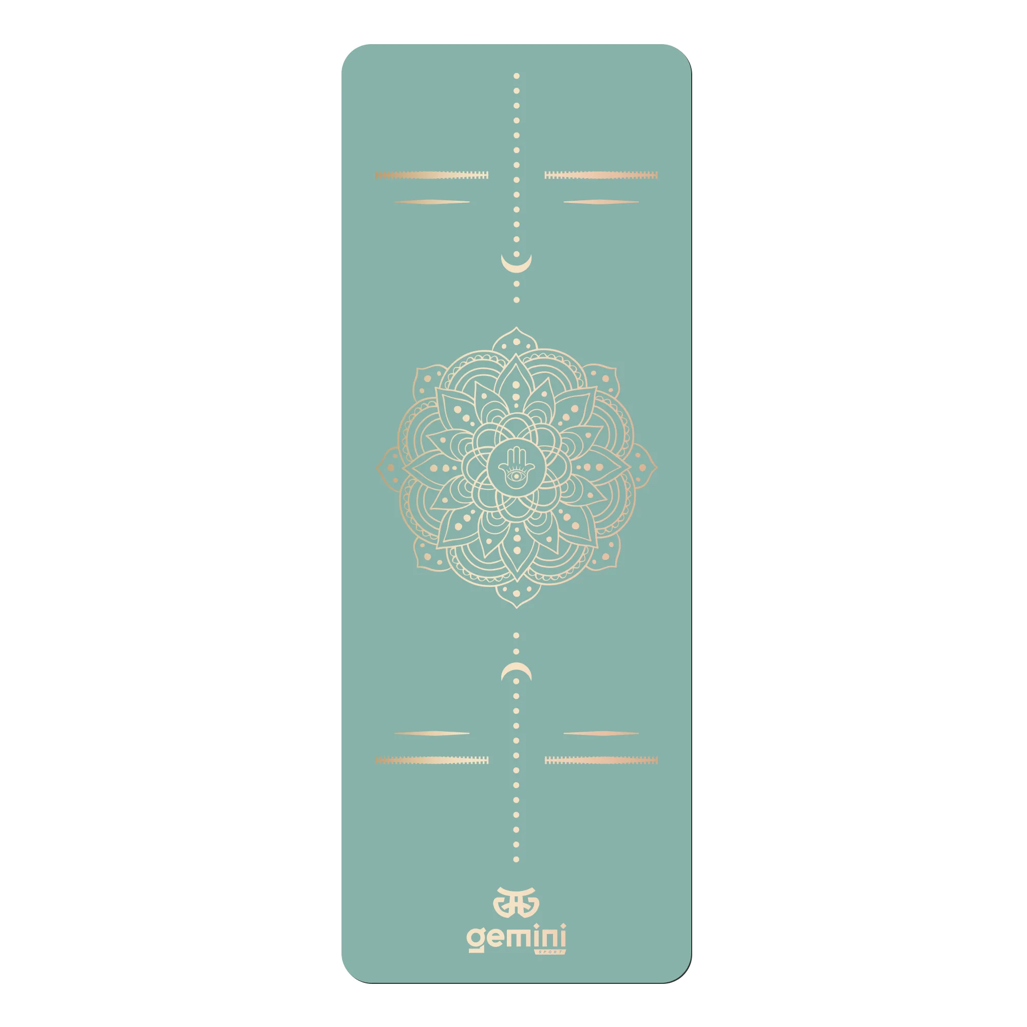 Килимок для йоги каучуковий поліуретан Sport Pro183 см*68 см*5 мм м’ятний