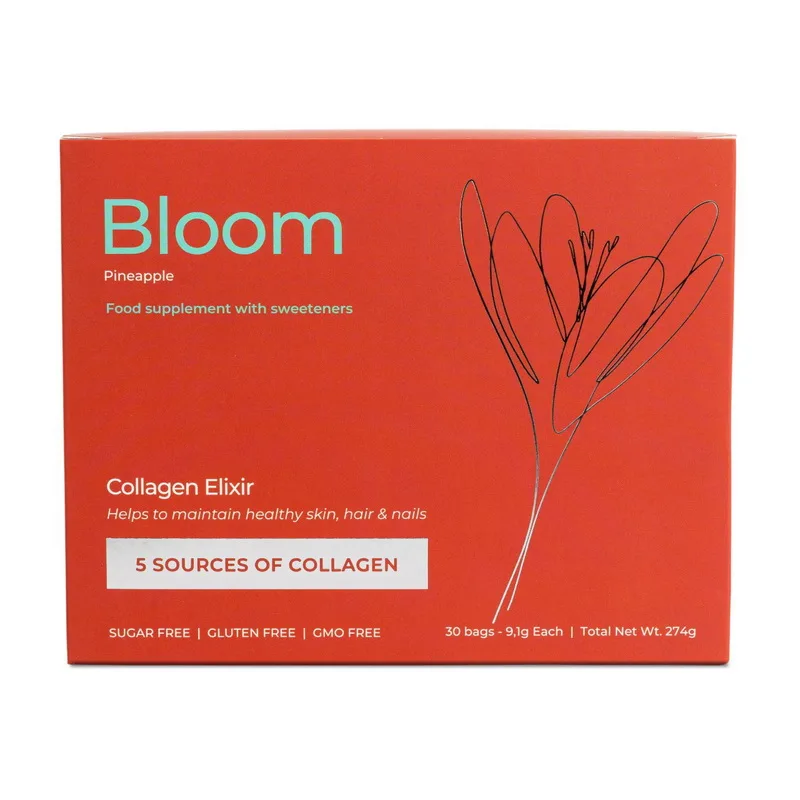 Bloom Collagen Elixir 30* - 9,1 г пакетів Ананас