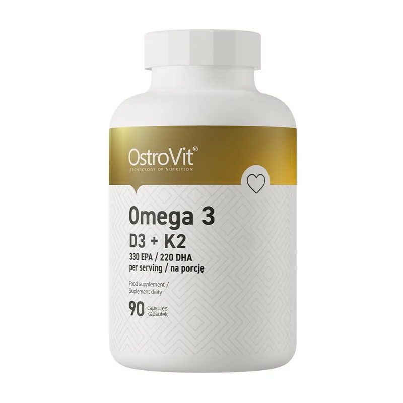 Omega 3 D3 + K2 - 90 капсул