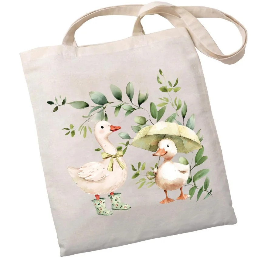 Екошопер BookOpt BK4103 веселі гусята бежевий