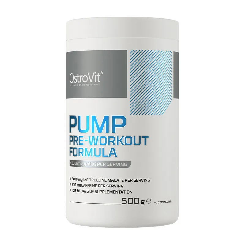 PUMP Pre Workout Formula - 500 г Лимон