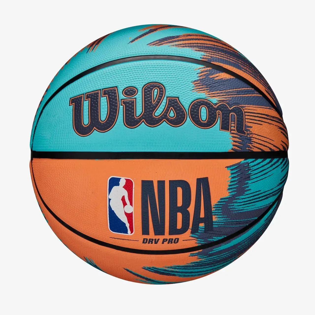 М'яч баскетбольний Wilson Nba Drv Pro Streak Bskt Blue/Orange size 7 (оригінал)