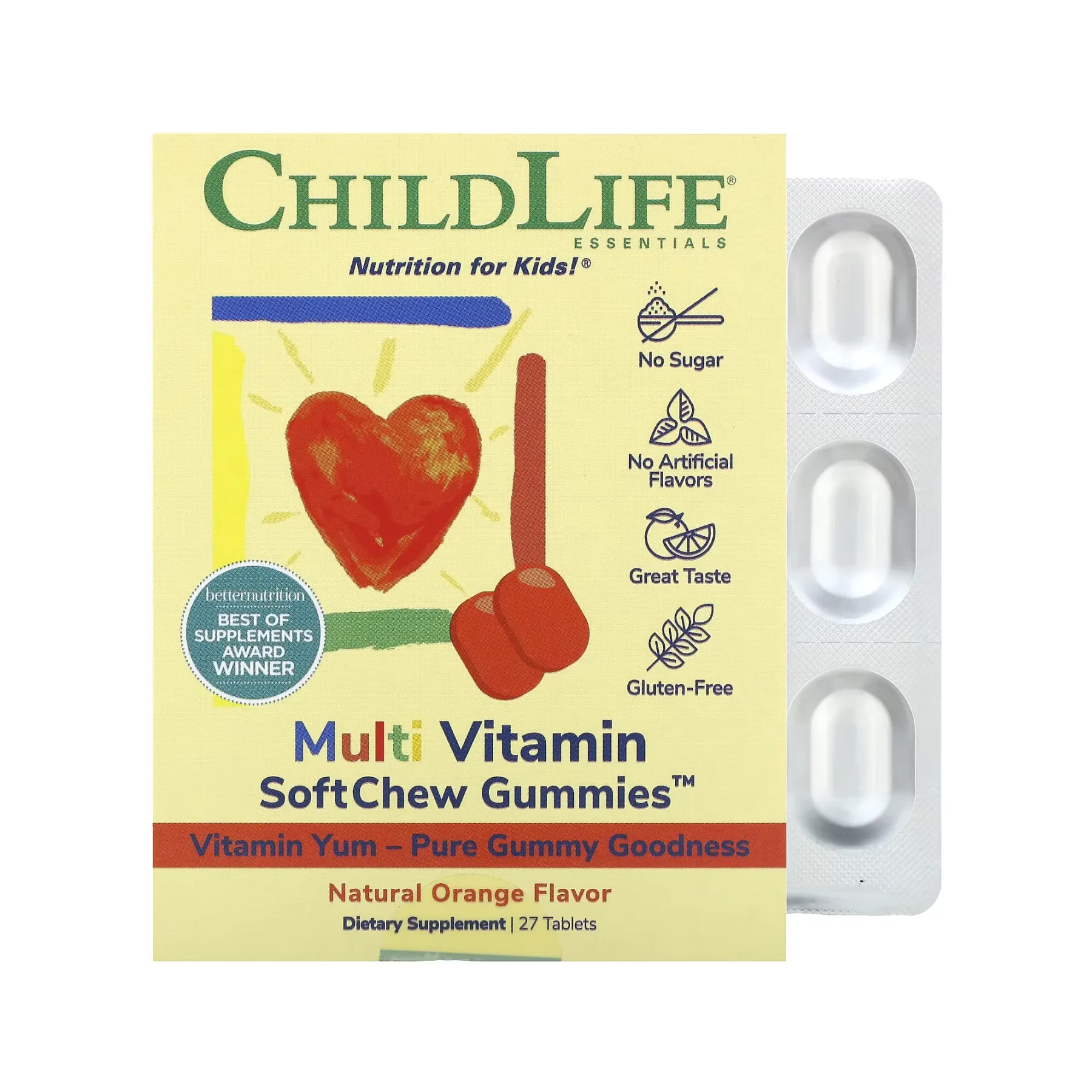 Multi Vitamin SoftChew Gummies - 27 таблеток