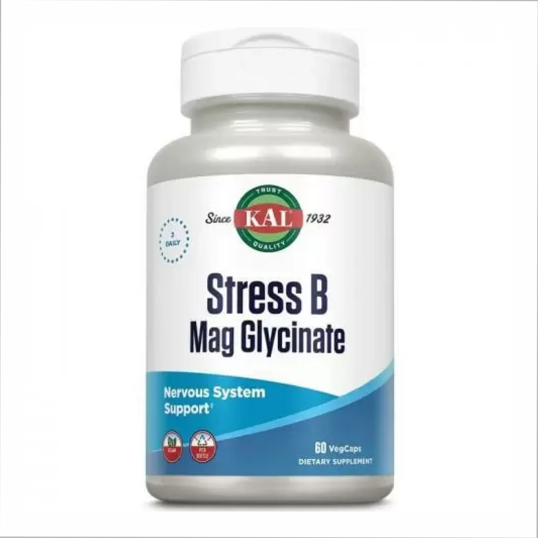 Stress B Magnesium Glycinate - 60 капсул