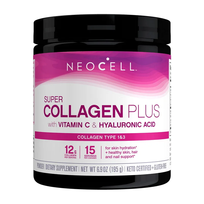 Super Collagen Plus with Vitamin C & Hyaluronic Acid - 195 г