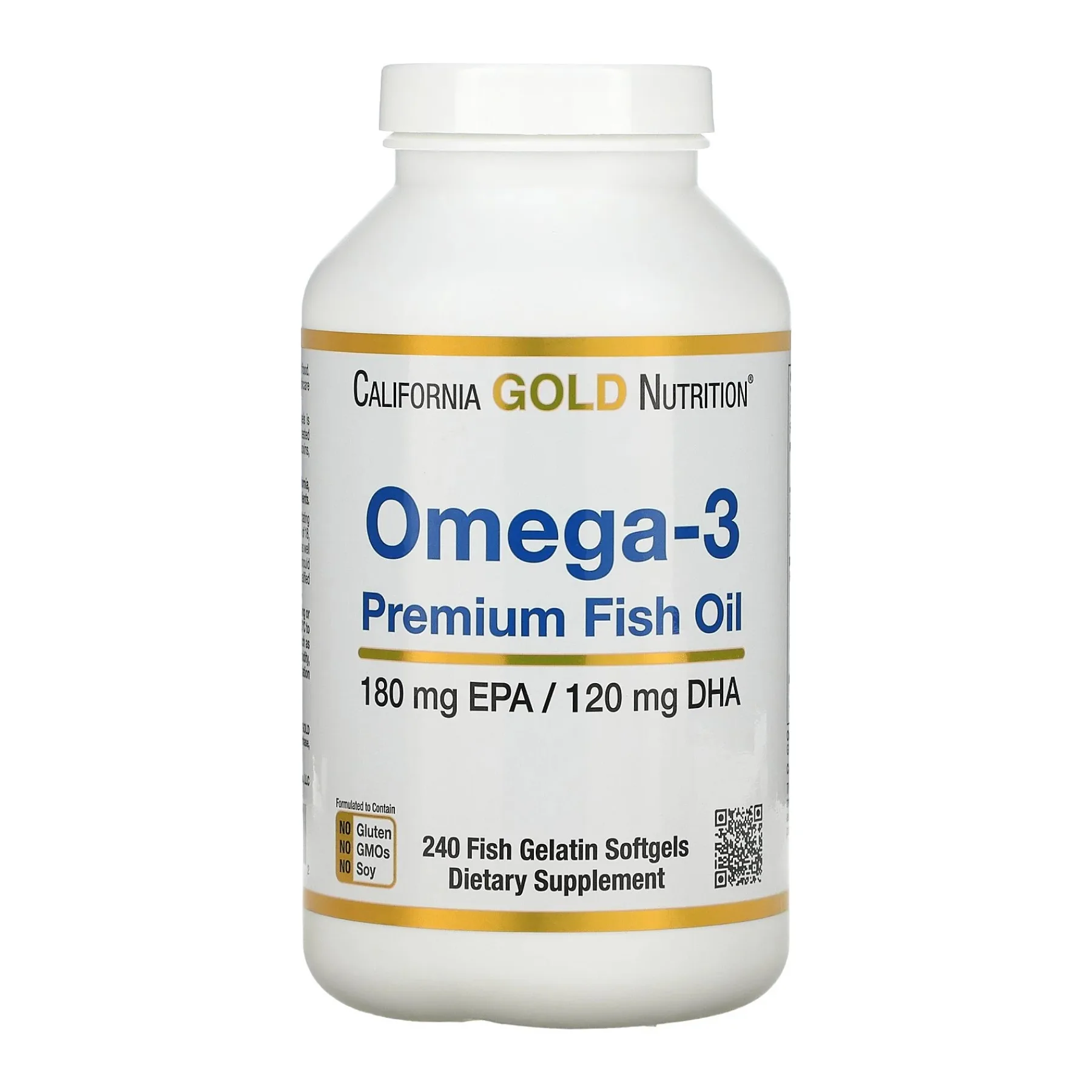 Omega-3 Premium Fish Oil 180 мг - 240 софтгель