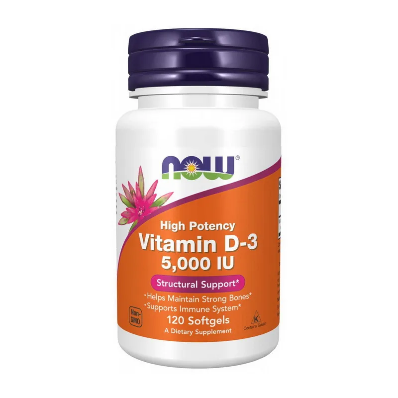 Vitamin D-3 125 мкг 5000 IU - 120 софтгель