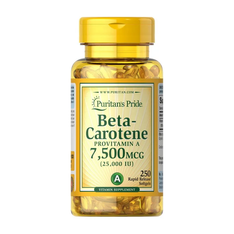 Beta Carotene 7,500 мкг - 250 софтгель