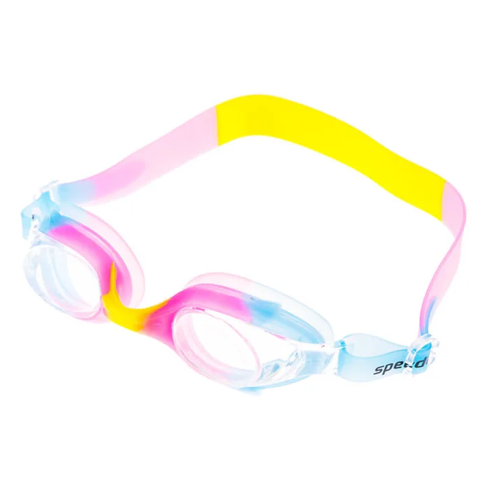 Окуляри для плавання дитячі Speedo рожево-жовті