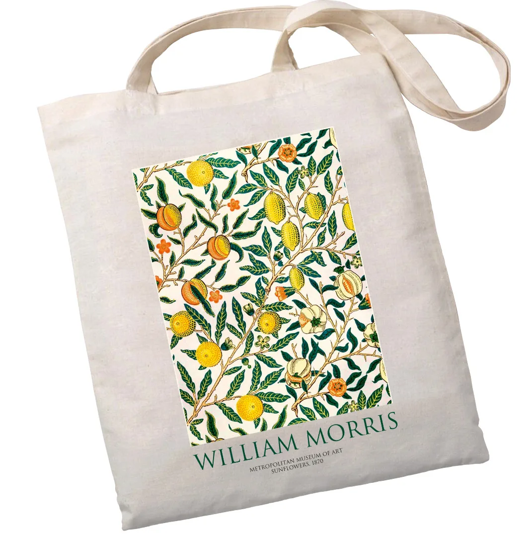 Екошопер BookOpt BK4075 WILLIAM MORRIS "лимонне дерево" бежевий