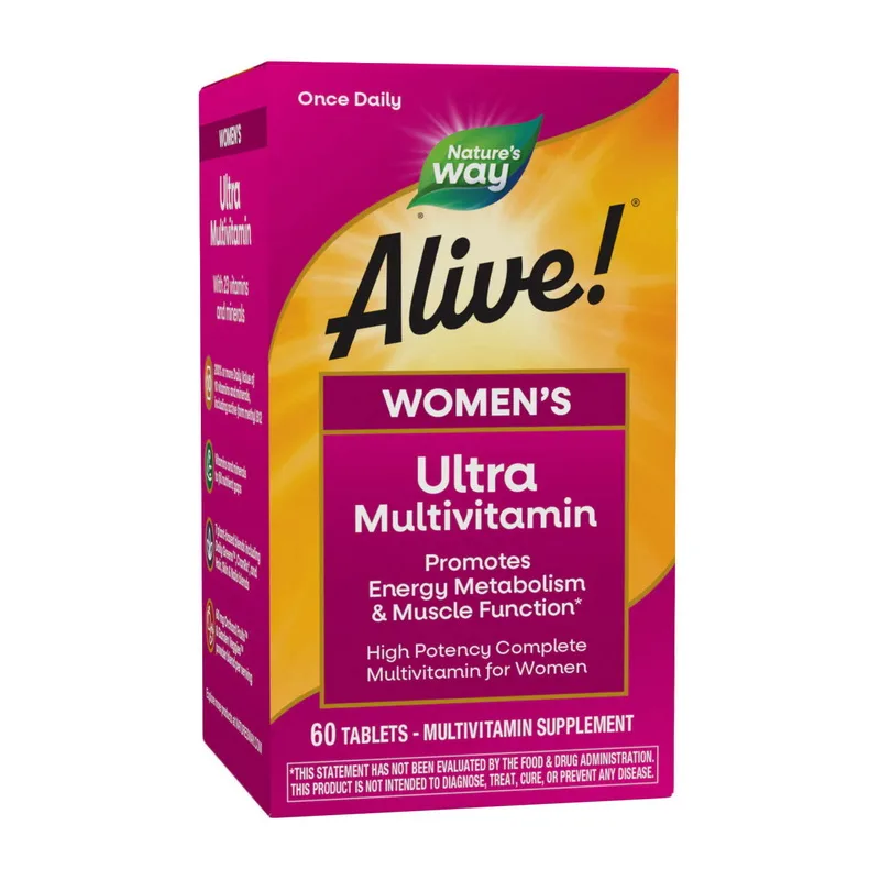 Alive! Women's Ultra Multivitamin - 60 таблеток