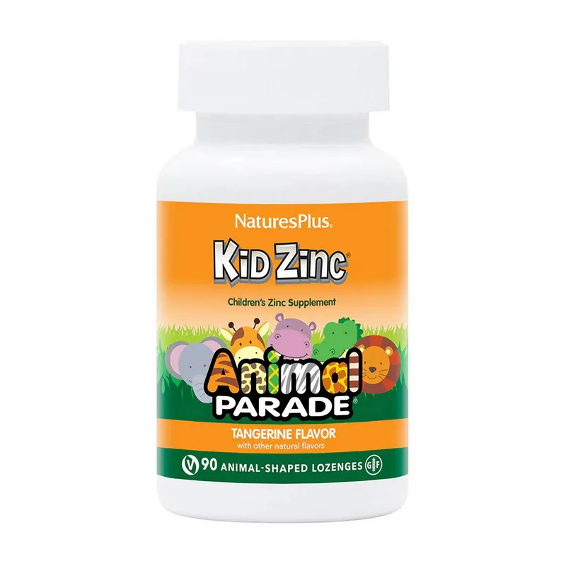 Animal Parade Kid Zinc - 90 фігурних льодяників, tangerine
