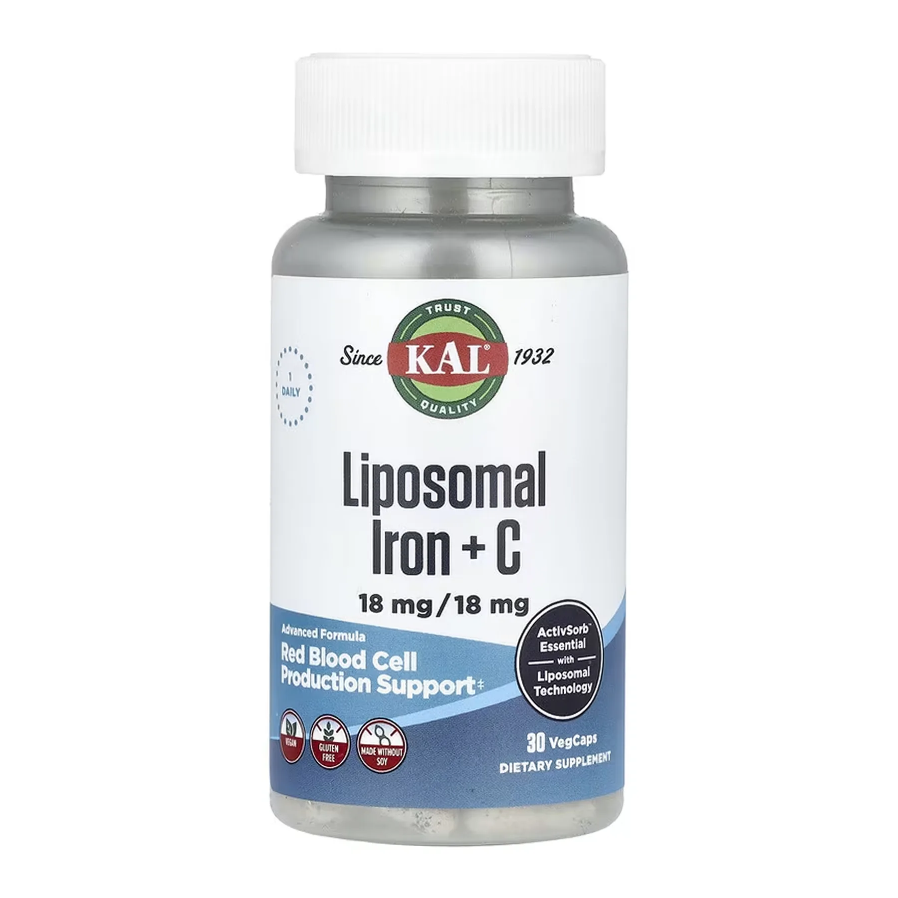 Liposomal Iron 18 мг - 30 капсул
