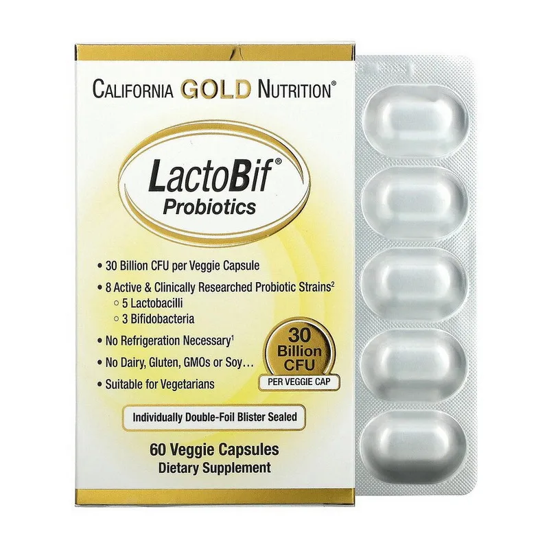 LactoBif Probiotics 30 Billion - 60 капсул