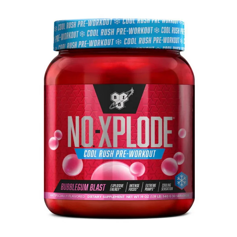 N.O. XPLODE Cool Rush Pre Workout 30 порцій. - 540 г Жуйок blast