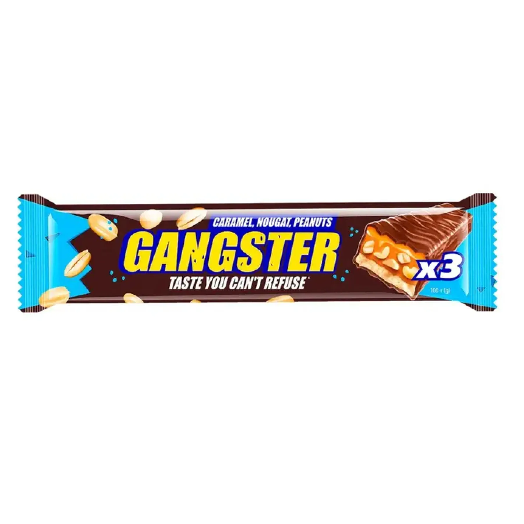 Gangster Grisp X3-MAX - 100 г карамель грісп горіхи (поштучно)