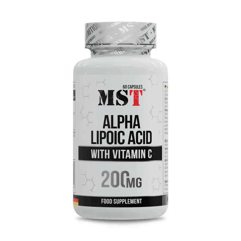 Alpha Lipoic Acid with Vitamin C-200 мг - 60 капсул