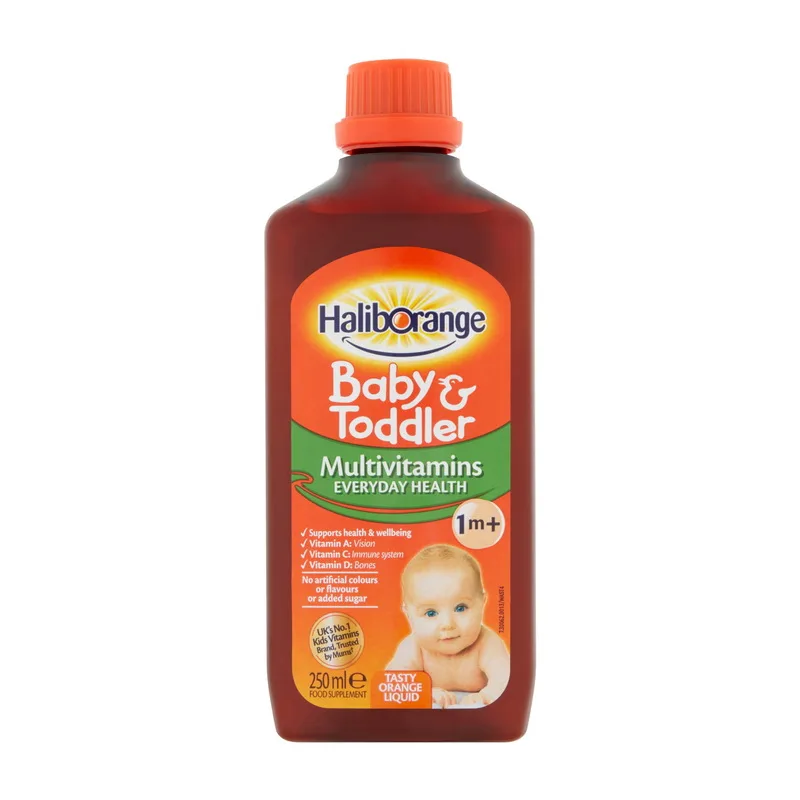 Babys Toddler Multivitamins Liquid - 250 мл, апельсин