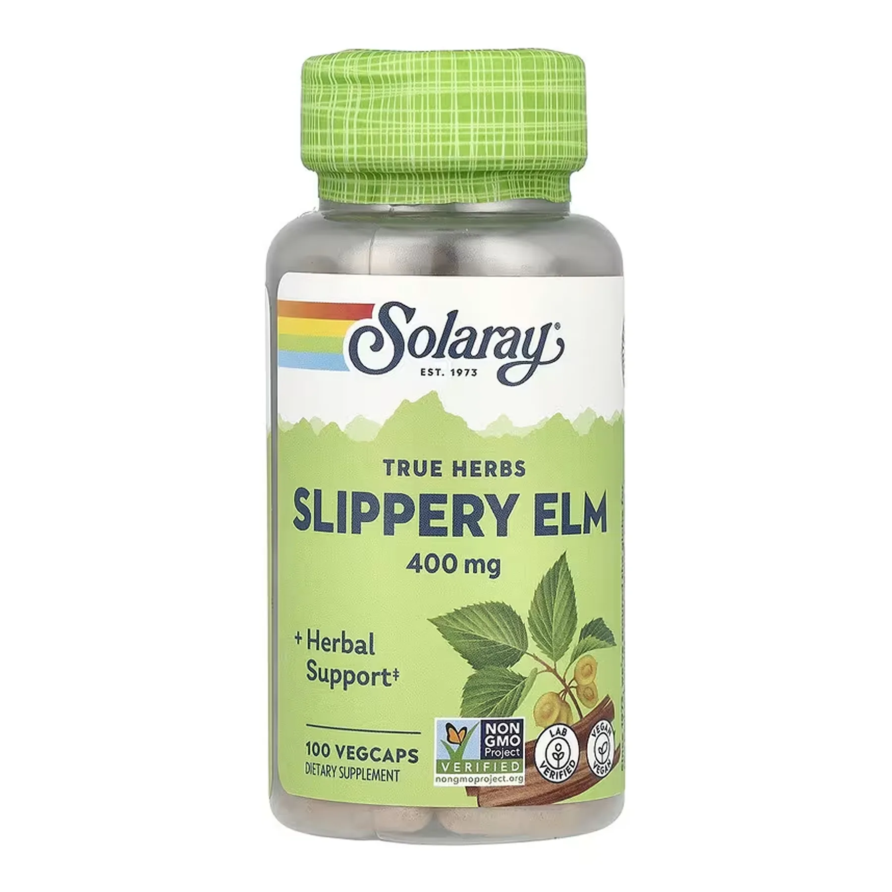 Slippery Elm Bark 400 мг - 100 капсул