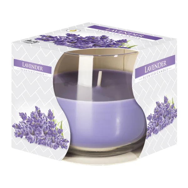 Ароматична свічка в скляному стакані лаванда SN 71 79