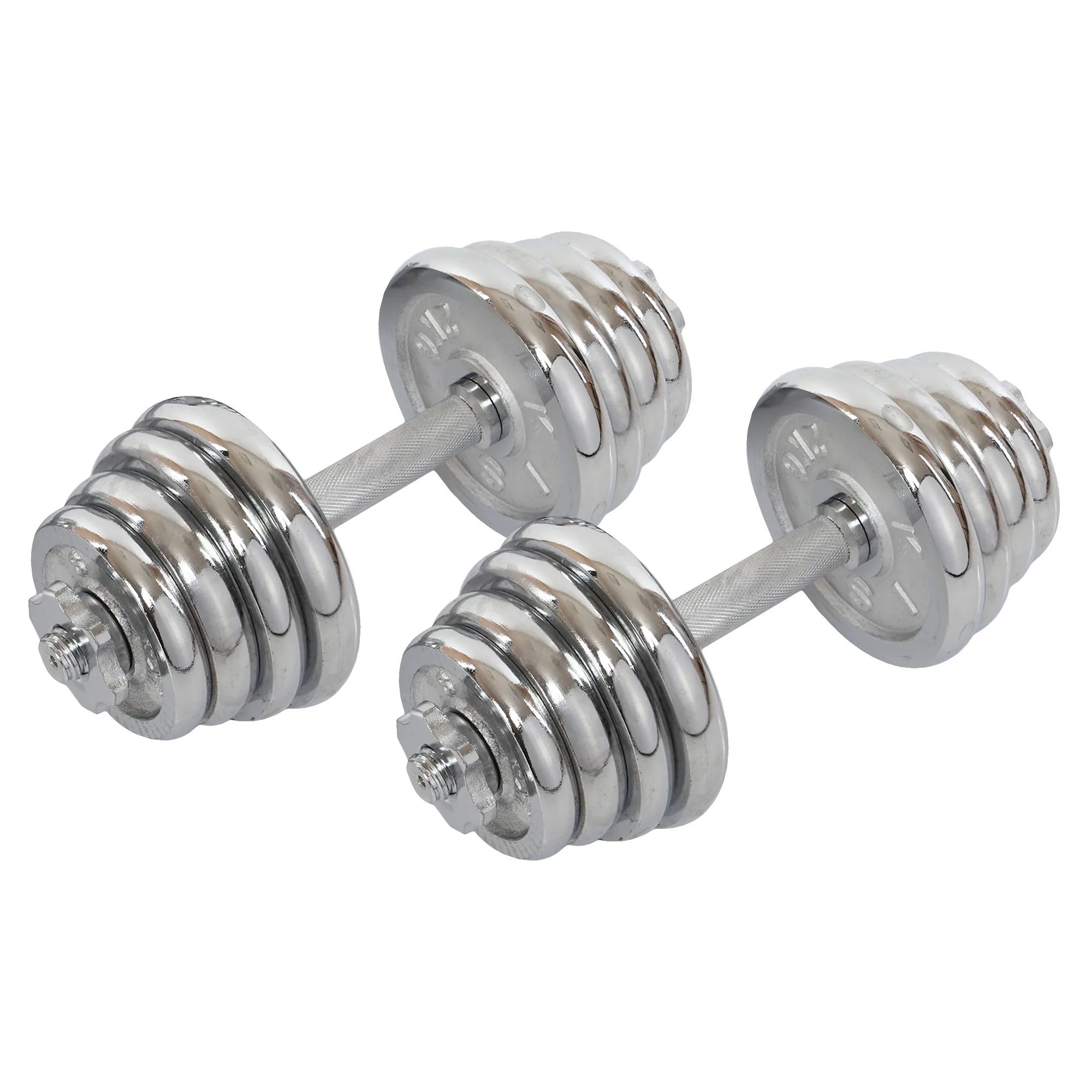 Гантелі розбірні хромовані 2 шт по 13,5 кг