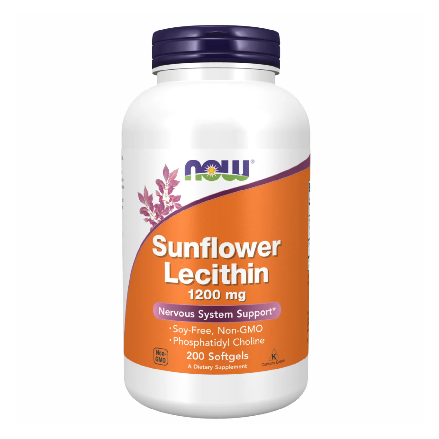 Sunflower Lecithin 1200 мг - 200 капсул (невідкритий)