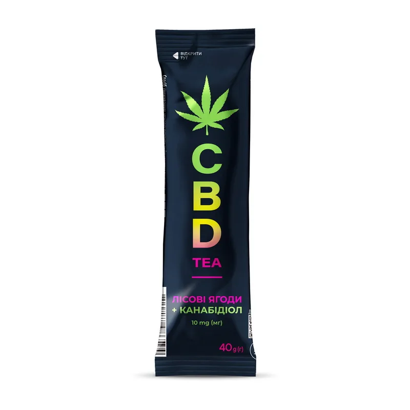 Yogoda CBD Tea - 40 г лісові ягоди + канабінол