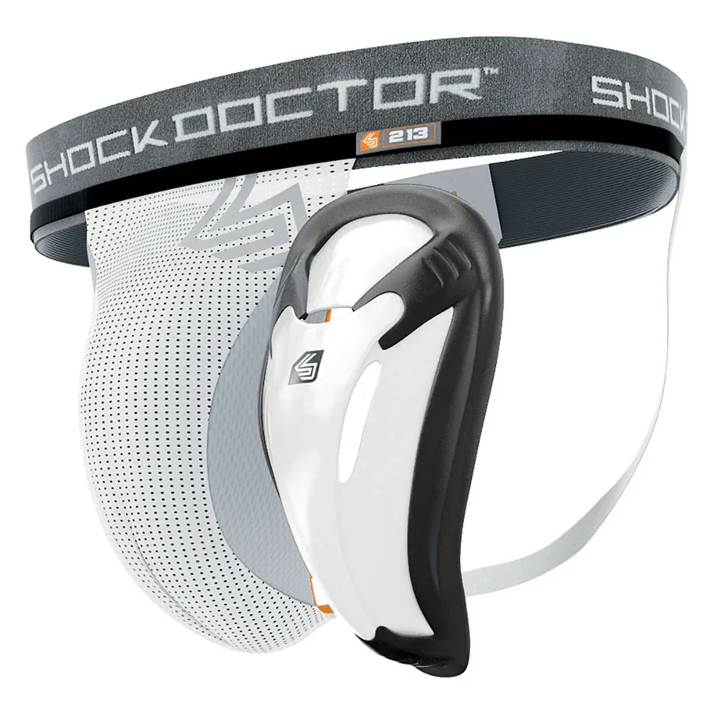 Захист паху Shock Doctor Supporter with Protective Cup White - S
