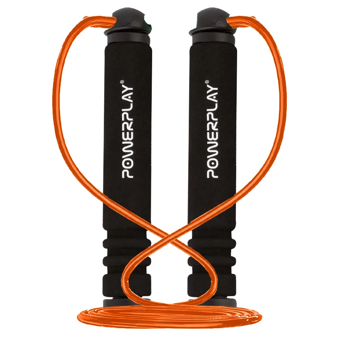 Скакалка PowerPlay 4205 класичний Plus Jump Rope помаранчева 2,7 m.