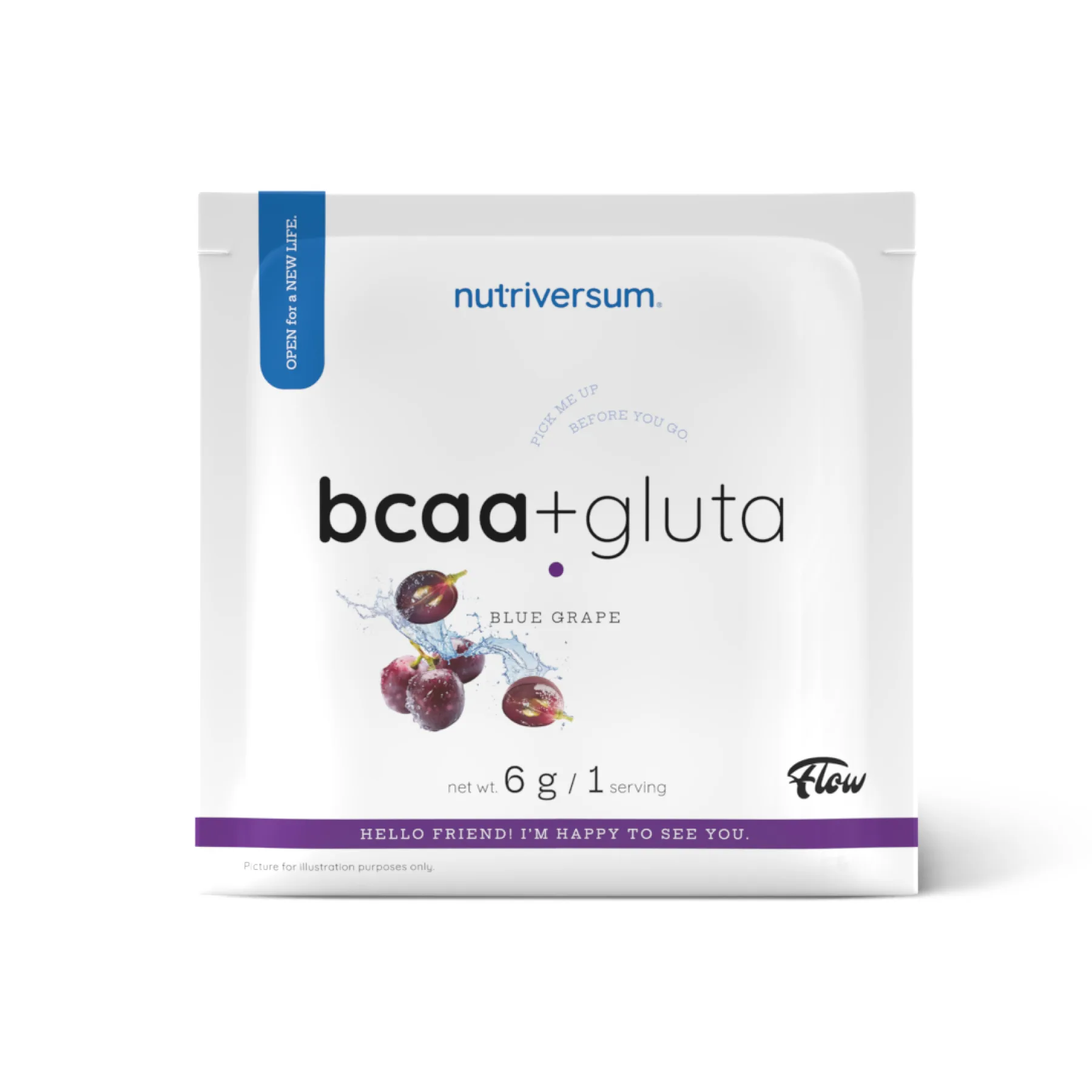 Sample BCAA+Gluta без цукру - 6 г Блакитний виноград