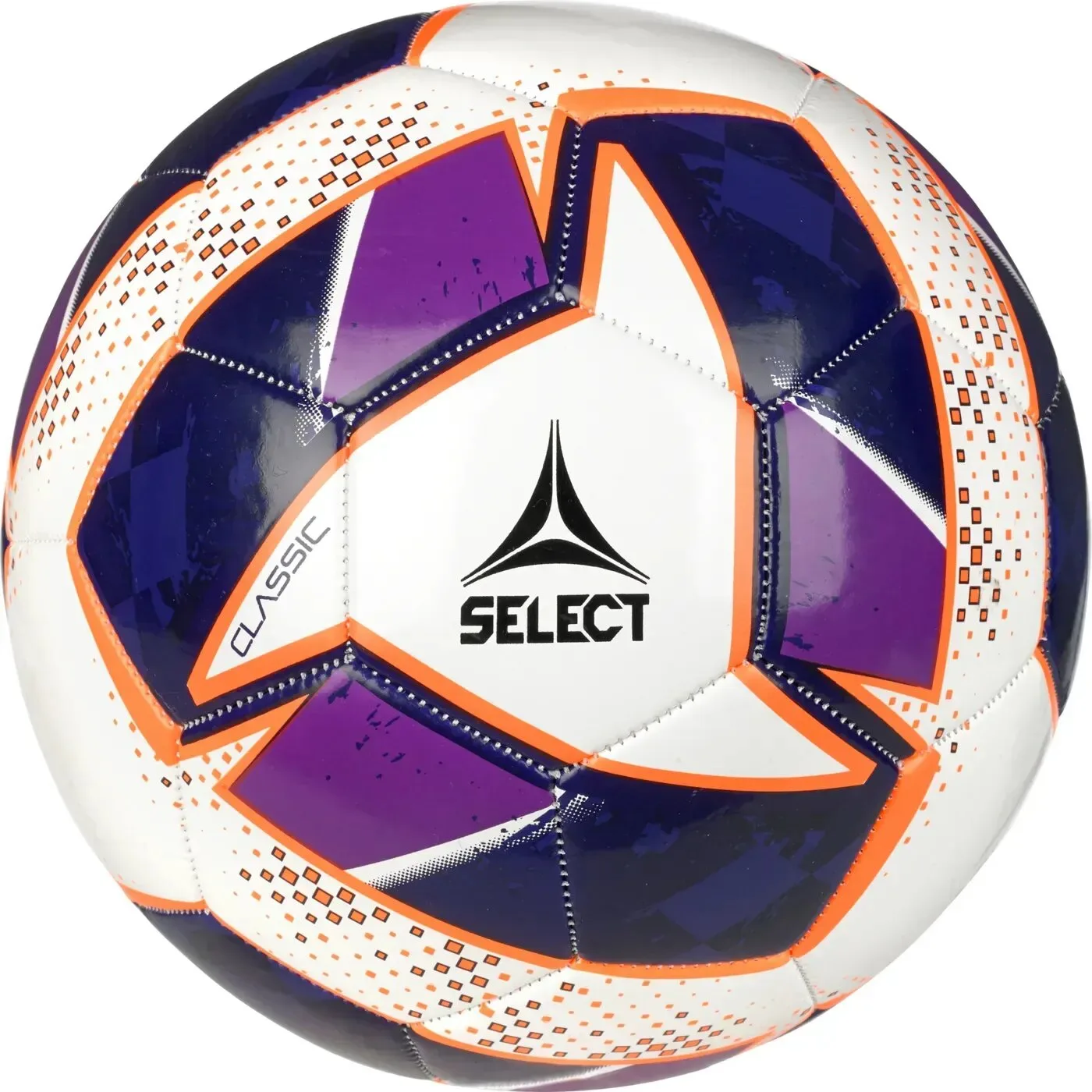 М'яч футбольний SELECT FB Classic 5 v24 біло-філетовий (оригінал)