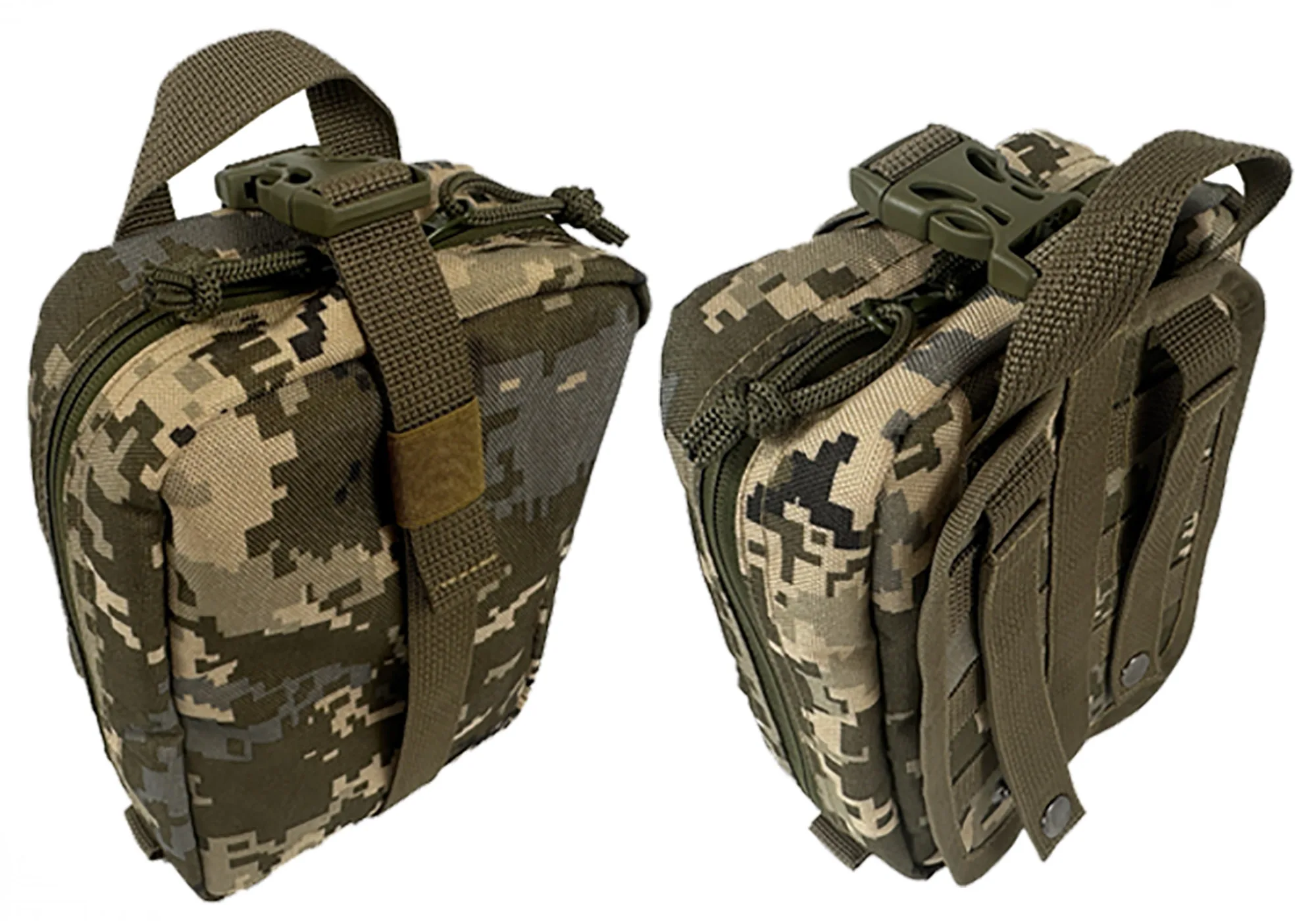 First Aid Pouch Quick Release Tactical MOLLE Pixel ZSU MM-14 for Body Armor, Load Bearing Vest or Belt