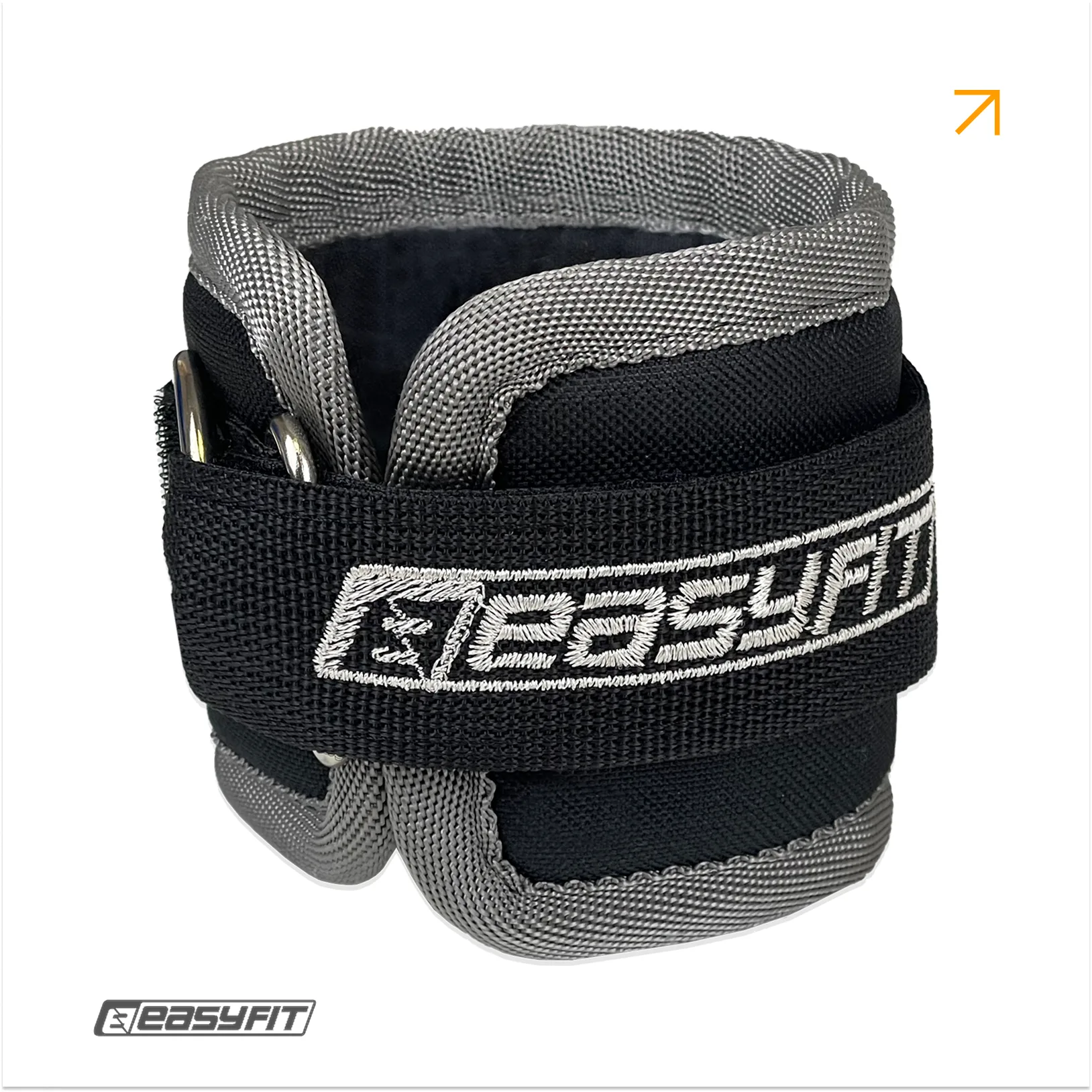 Манжета EasyFit чорна для тяги на тренажері бубновского