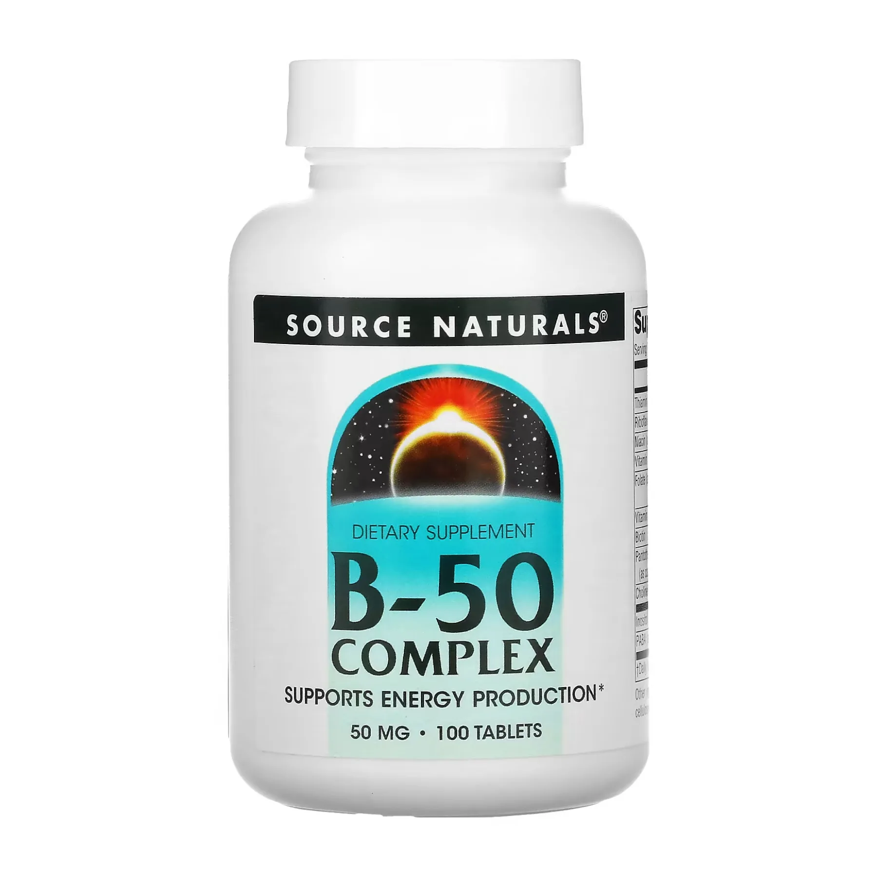 Vitamin B-50 Complex 50 мг - 100 таблеток