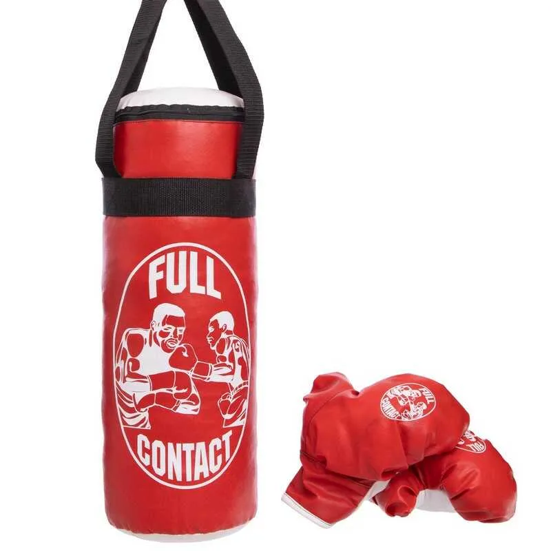 Боксерський набір дитячий Full Contact Зелений - 18 см