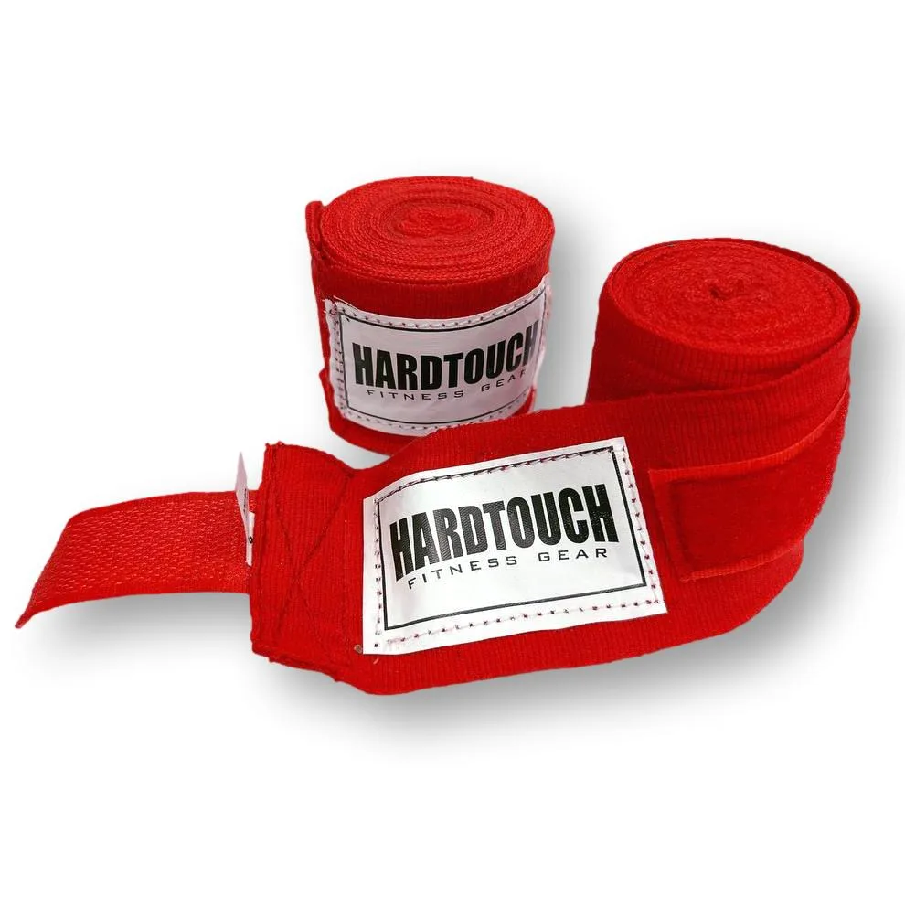 Бинти боксерські Hardtouch бавовна-еластан 2,7 м чорний