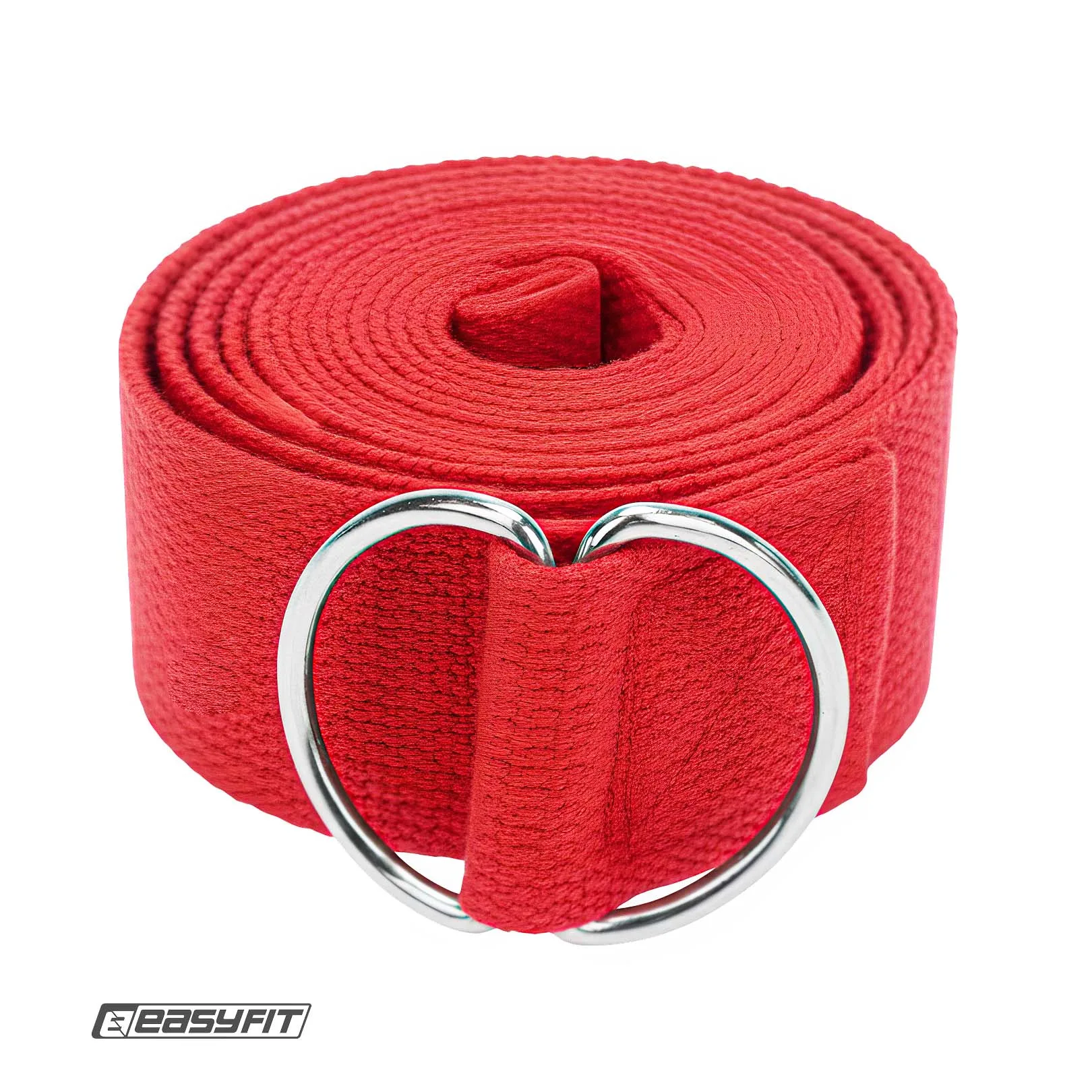 Ремінь для йоги EasyFit червоний