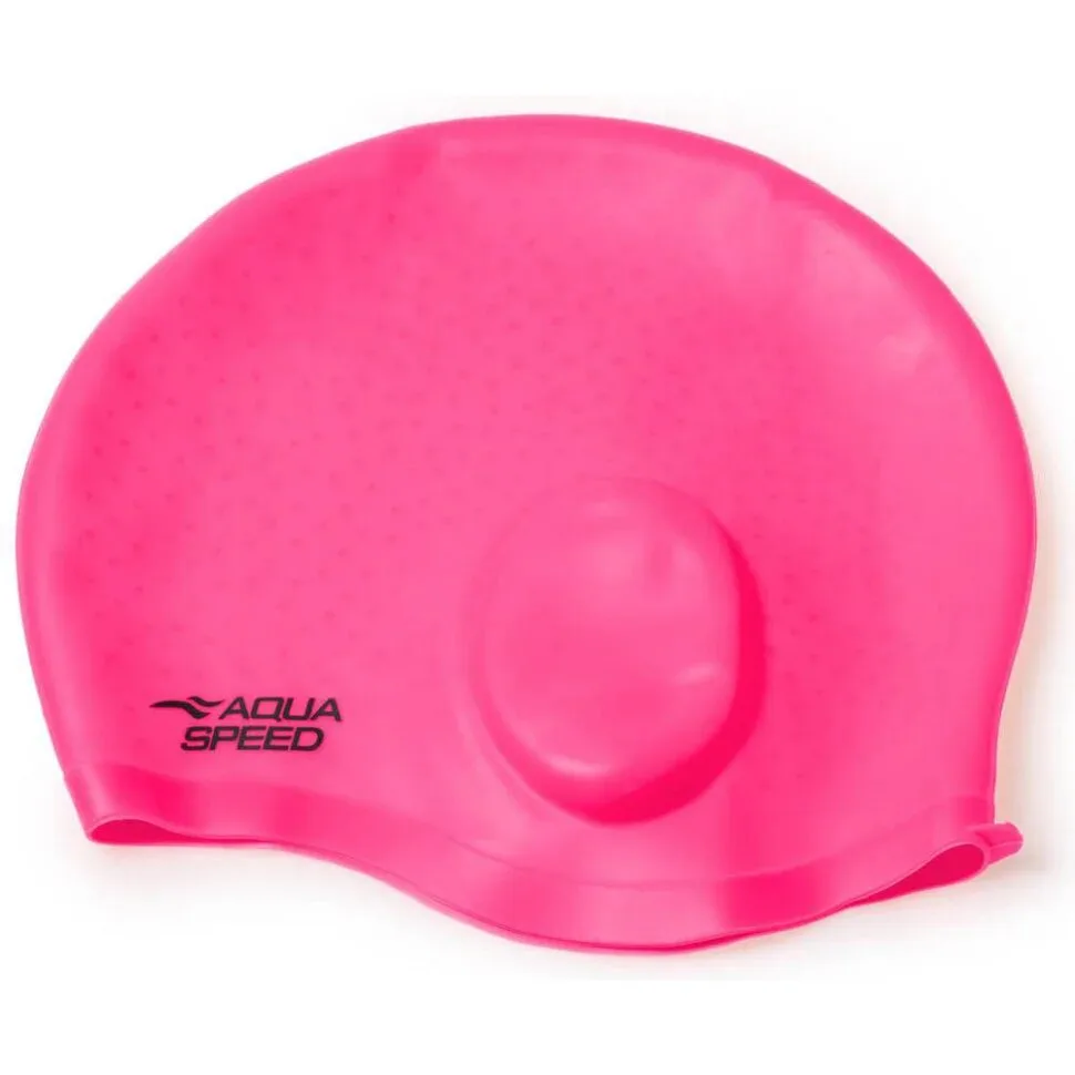 Шапка для плавання Aqua Speed EAR CAP Comfort 9893 рожевий універсальний 289-03 (оригінал)