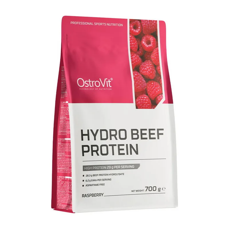 Hydro Beef Protein - 700 г, малина