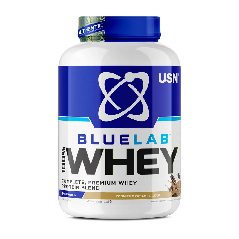 Blue Lab 100% Whey - 2 кг печиво та крем