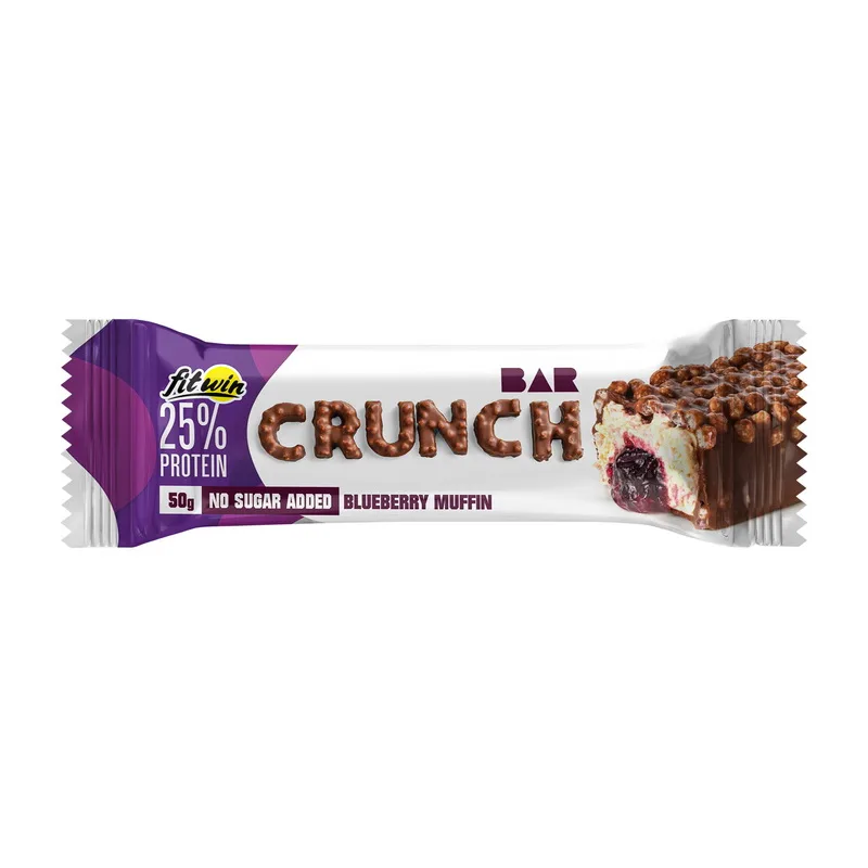 Crunch Bar No Sugar Added - 50 г чорничний маффін