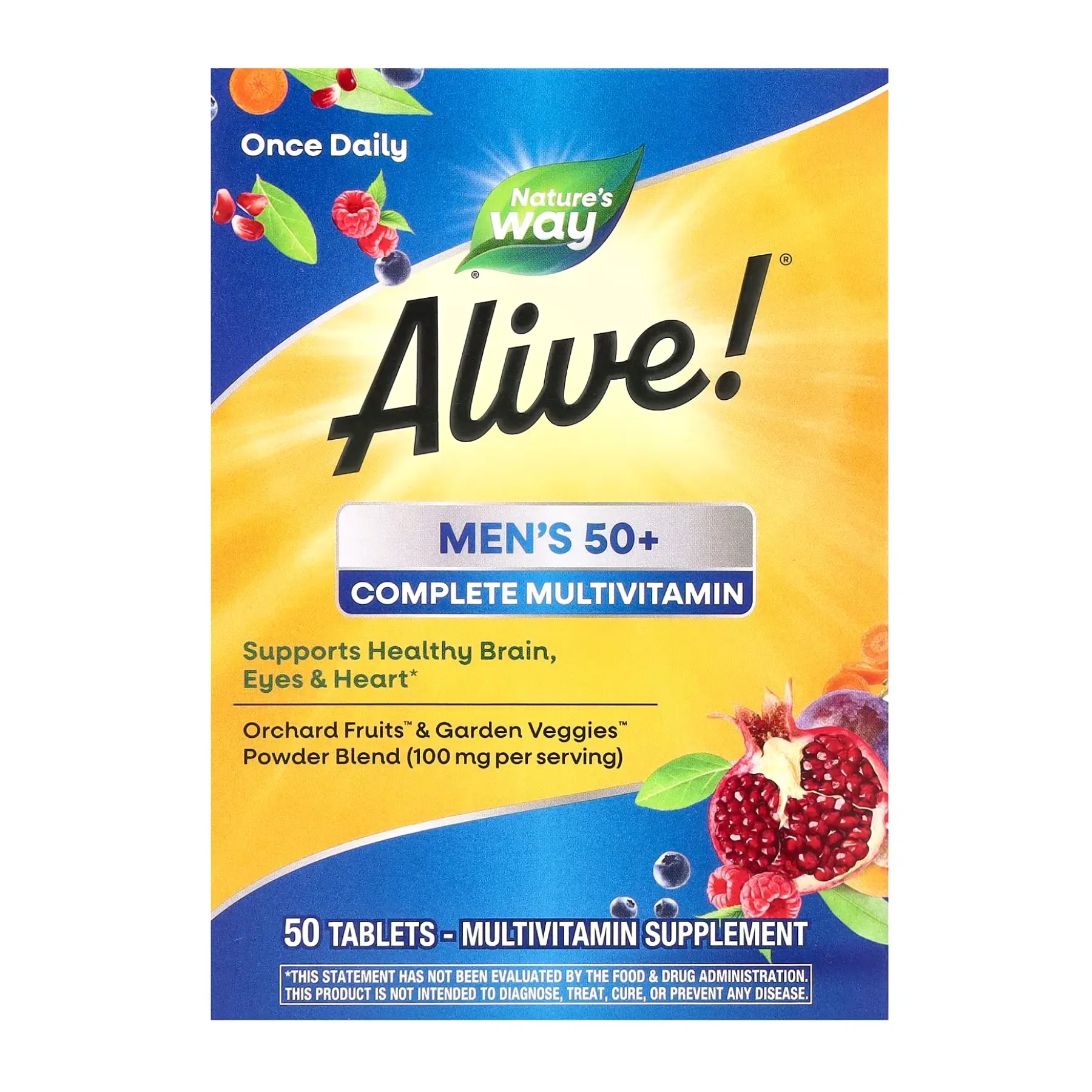 Men's 50+ Complete Multivitamin - 50 tablets