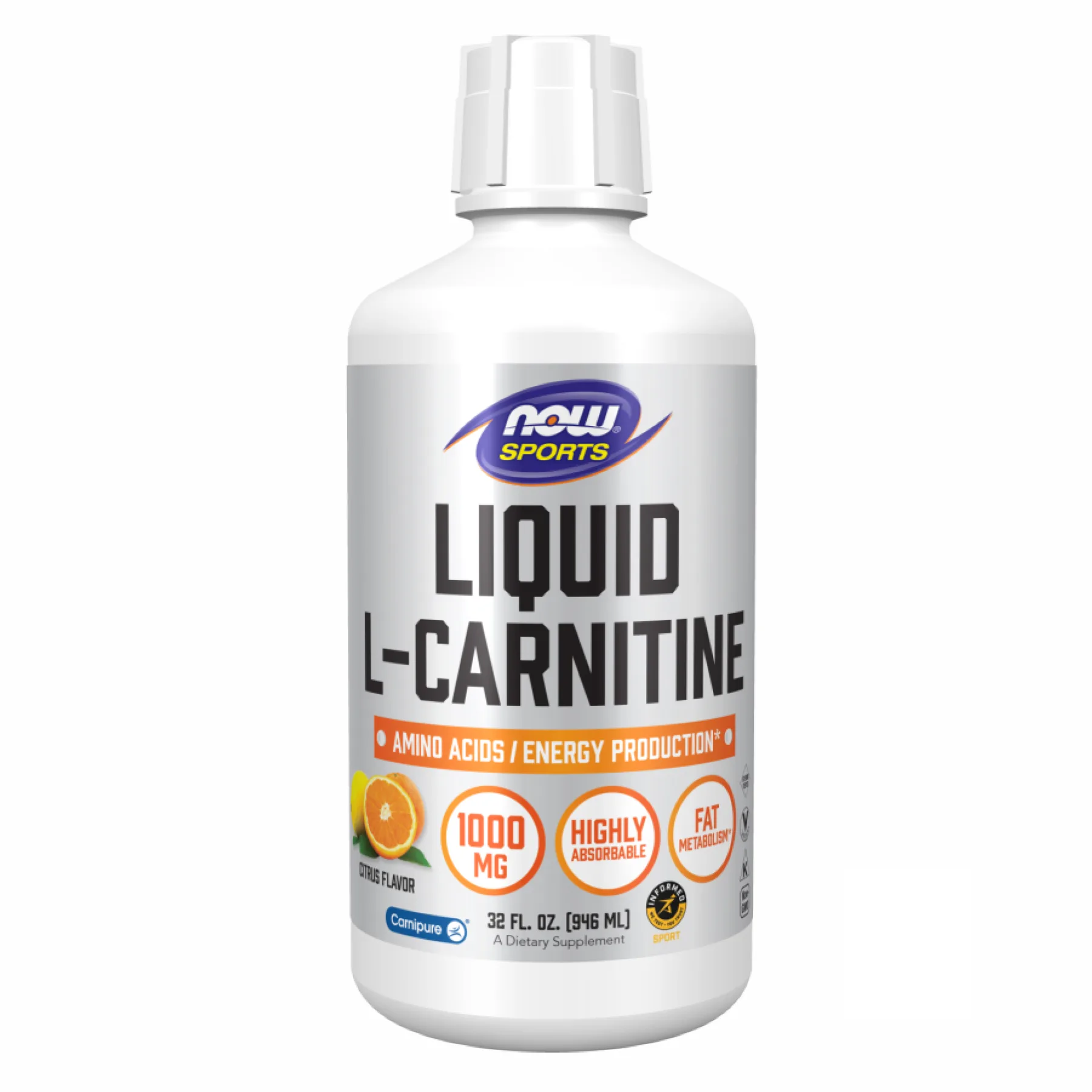 Liquid L-Carnitine - 1000 мг Цитрус