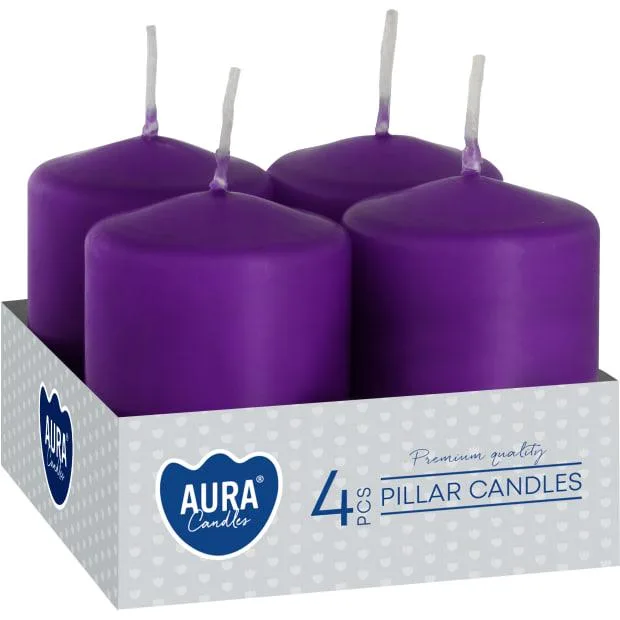 Свічка WOTYWNA SW40/60/4_040 фіолет в уп 12 шт