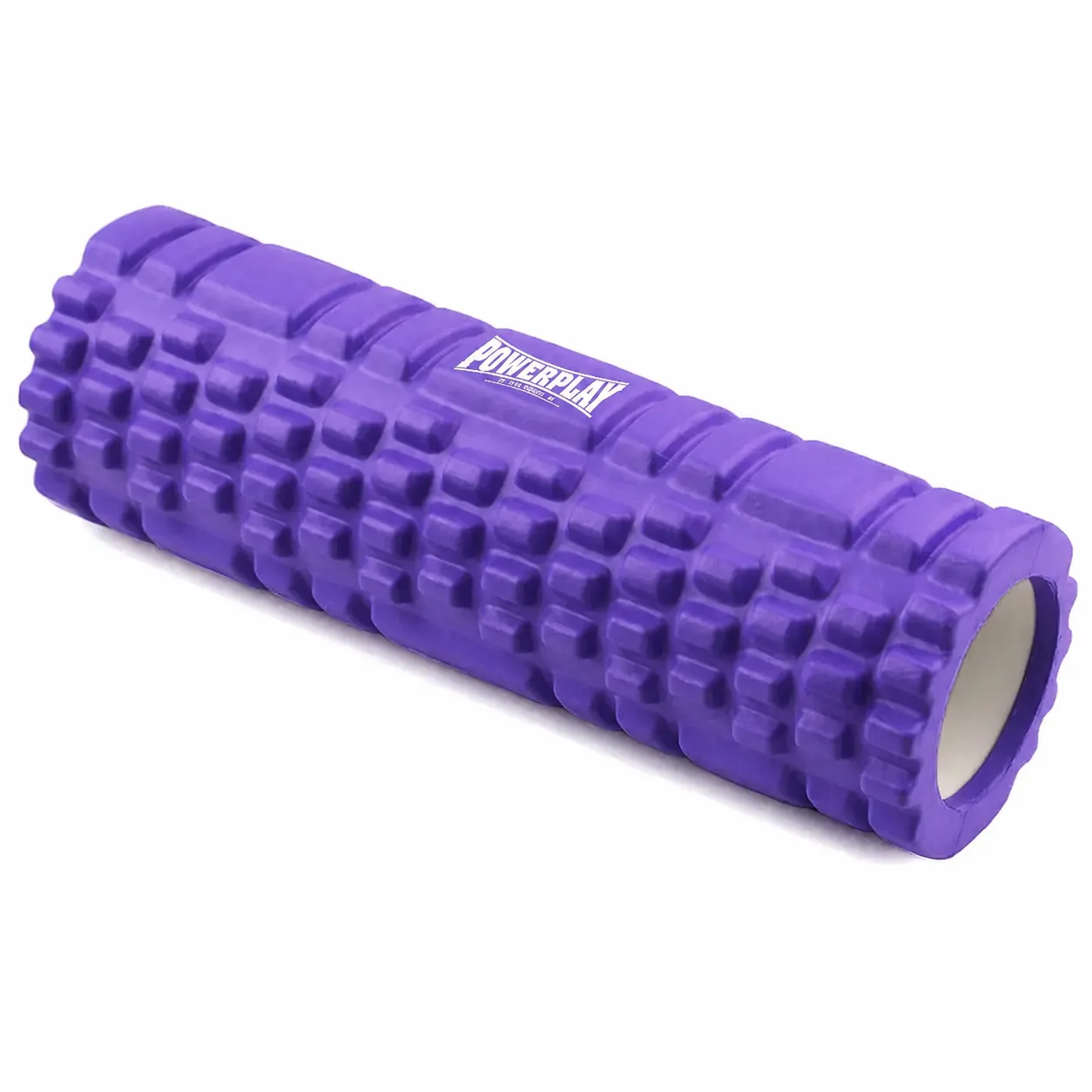 Масажний ролик роллер PowerPlay 4342 Massage Roller Фіолетовий 30x10 см.