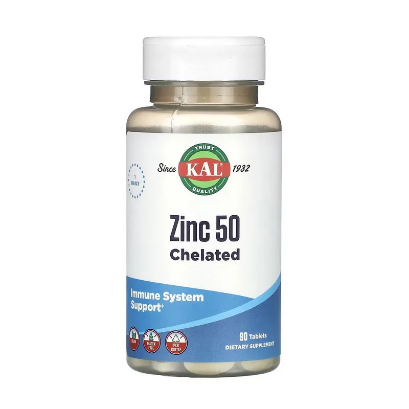 Zinc 50 Chelated - 90 таблеток